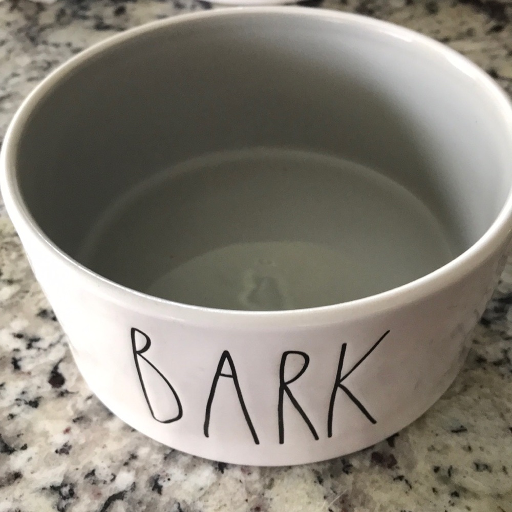 Rae Dunn pet dog bowl - BARK
